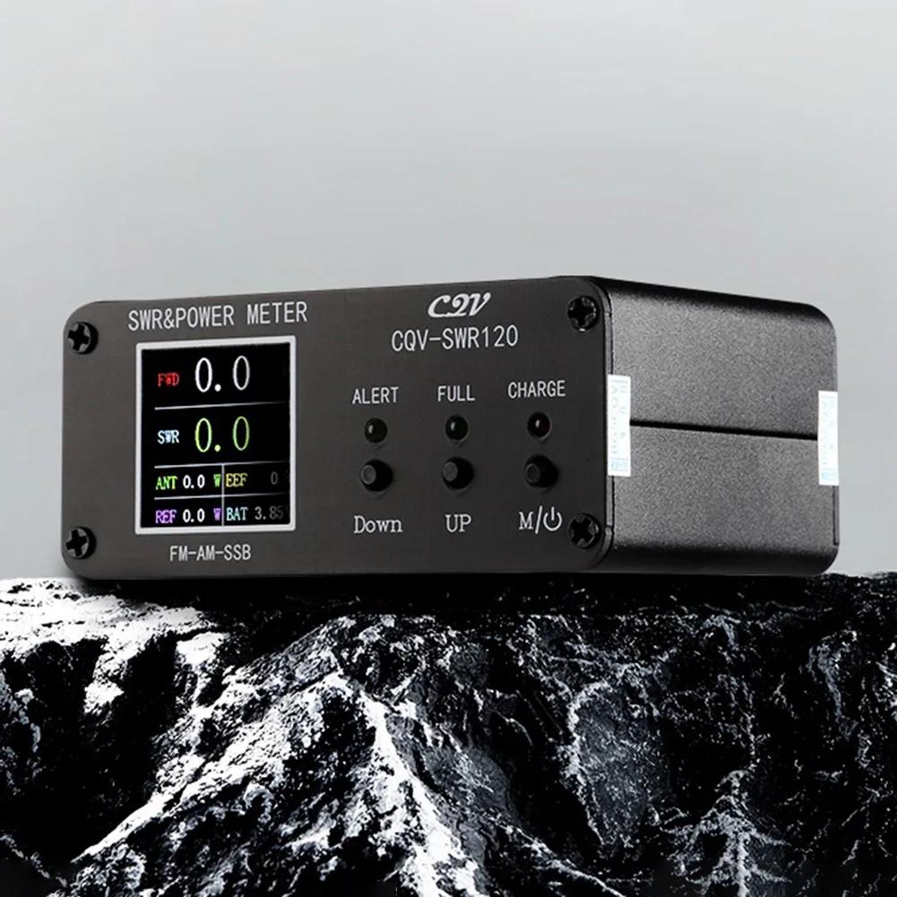 CQV-SWR120 SWR  跮 Ǯ ÷ HD ÷ FM-AM-SSB, ޴ ĵ ̺ 跮 LED ǥñ, 120W, 1.8-54Mhz, 240*240